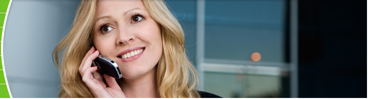 photo of woman on cell phone